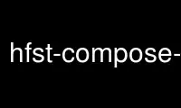 הפעל את hfst-compose-intersect בספק אירוח חינמי של OnWorks על אובונטו מקוון, פדורה מקוון, אמולטור מקוון של Windows או אמולטור מקוון של MAC OS
