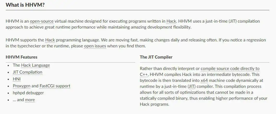 Download web tool or web app HHVM