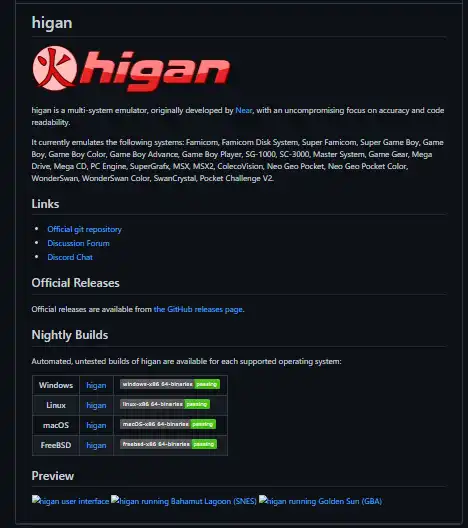 Scarica lo strumento web o l'app web higan
