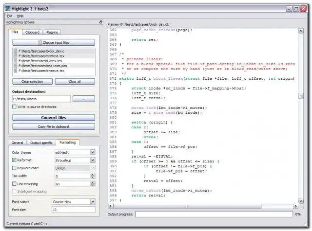 Download web tool or web app Highlight Code Converter