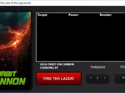 Download web tool or web app High Orbit Ion Cannon V2