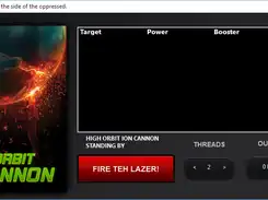 Unduh alat web atau aplikasi web High Orbit Ion Cannon V2