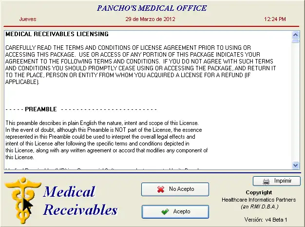 Télécharger l'outil Web ou l'application Web HIP Medical Receivables