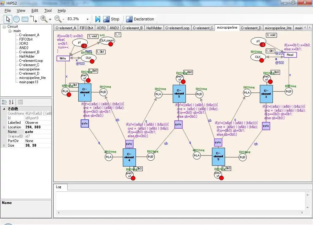 Descargue la herramienta web o la aplicación web HiPS: Hierarchical Petri net Simulator