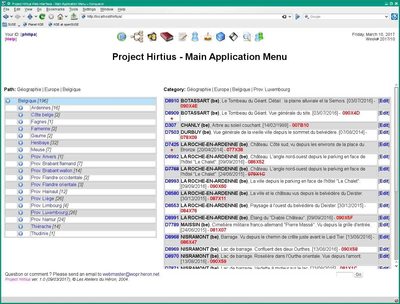 Mag-download ng web tool o web app na si Hirtius