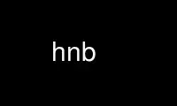 Run hnb in OnWorks free hosting provider over Ubuntu Online, Fedora Online, Windows online emulator or MAC OS online emulator