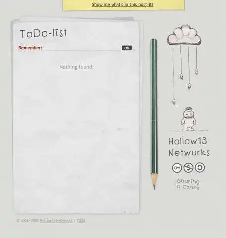 Download web tool or web app Hollow13: ToDo