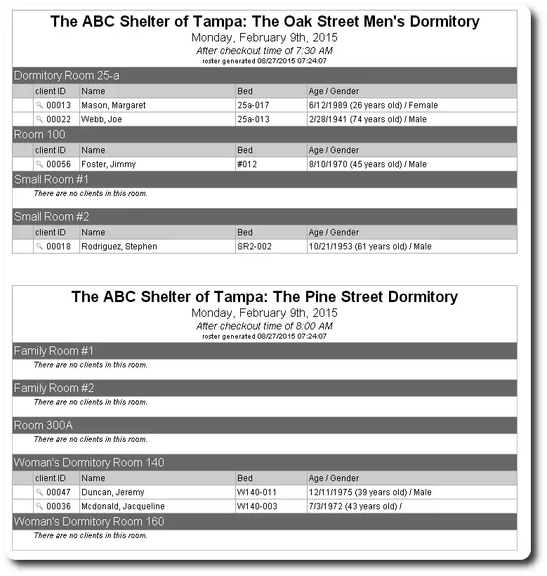 Download web tool or web app Homeless Shelter CSDB