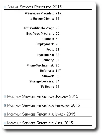 Download web tool or web app Homeless Shelter CSDB