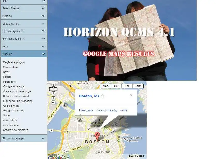 Download web tool or web app Horizon Quick Content Management System