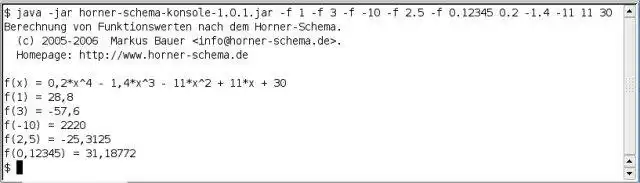 Download webtool of webapp Horner-Schema