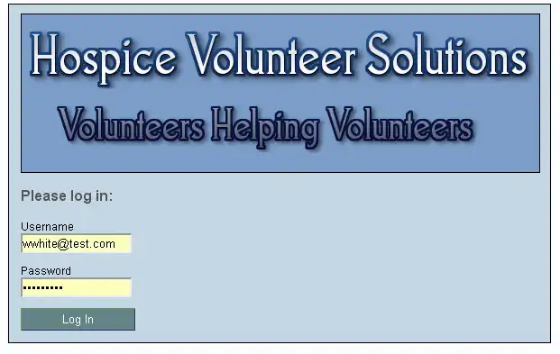 Download web tool or web app Hospice Volunteer Solutions