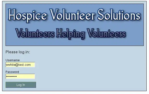 Download webtool of webapp Hospice Volunteer Solutions