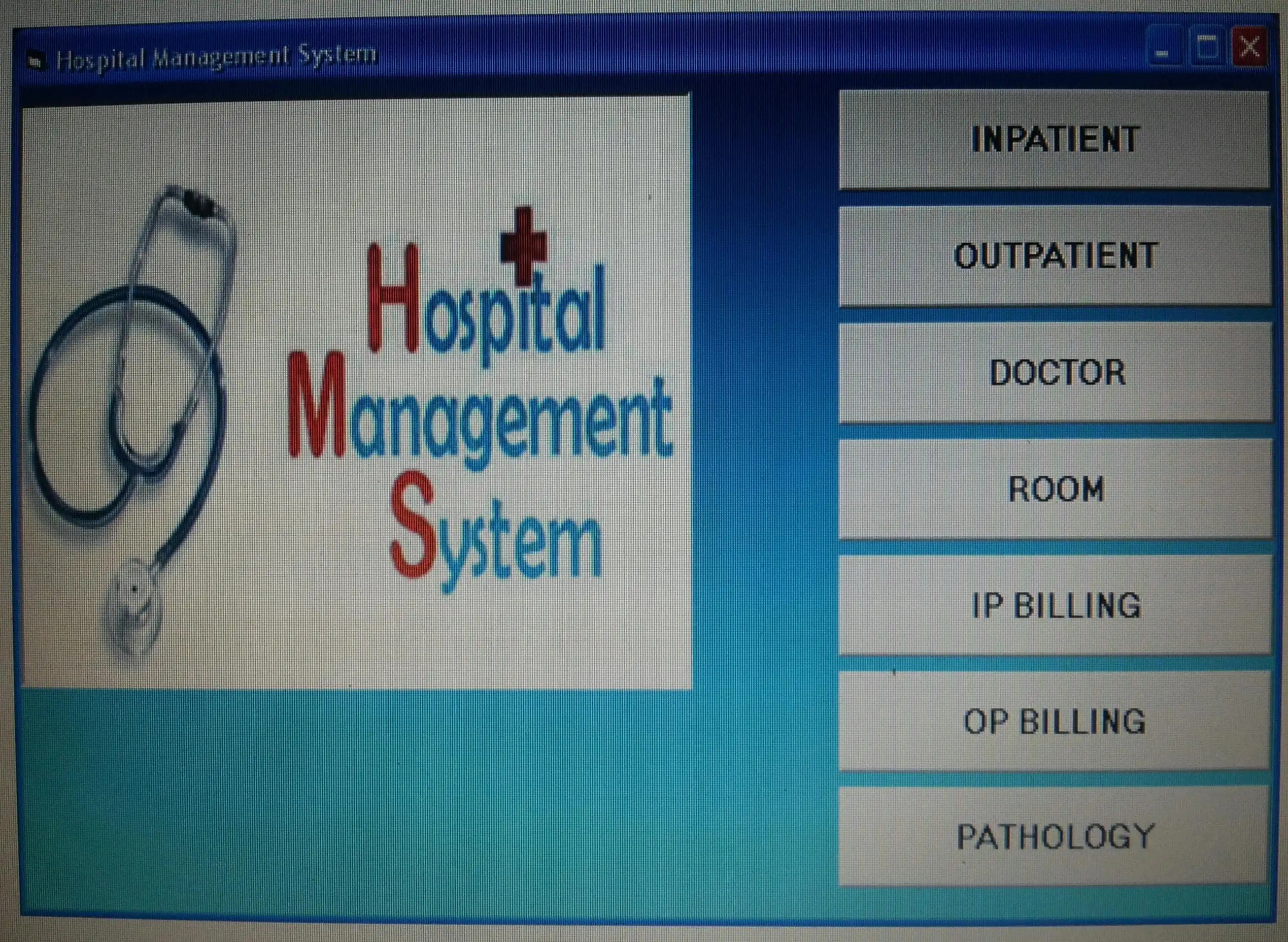 Web ツールまたは Web アプリの病院管理システムをダウンロード