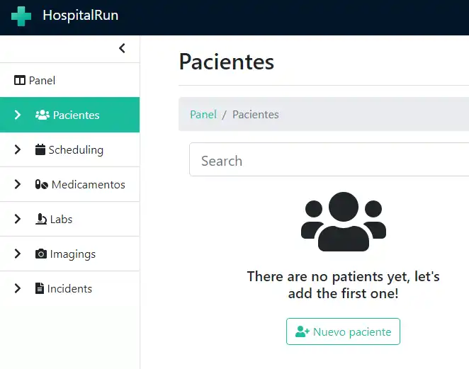 Scarica lo strumento Web o l'app Web HospitalRun Frontend