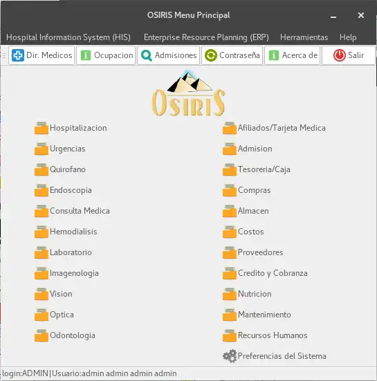 Download web tool or web app Hospital System Osiris (HIS)