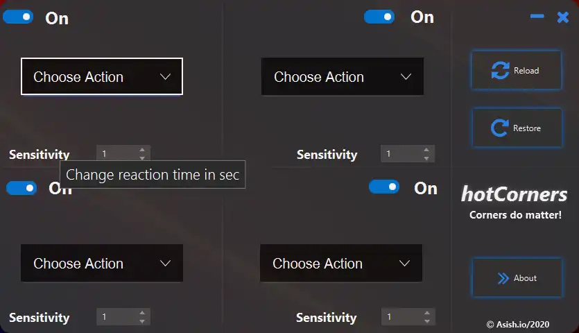 Mag-download ng web tool o web app na HotCorners