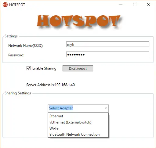 قم بتنزيل أداة الويب أو تطبيق الويب Hotspot