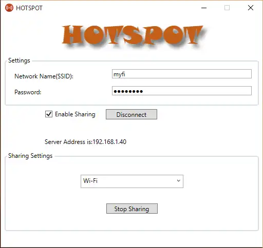 Muat turun alat web atau Hotspot apl web