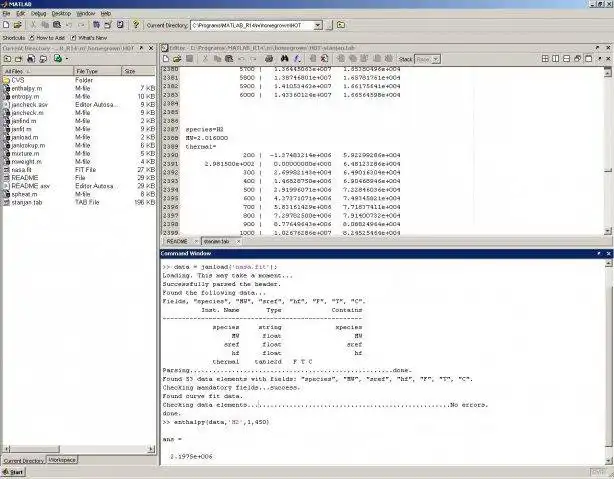 Download web tool or web app HOT: Thermodynamic tools for Matlab to run in Linux online