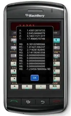 Download web tool or web app HP25c - BlackBerry Storm RPN Calculator