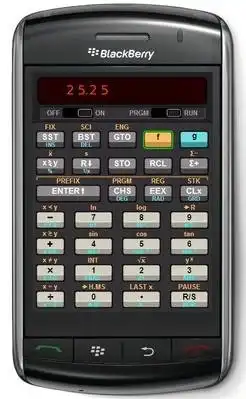 Download web tool or web app HP25c - BlackBerry Storm RPN Calculator