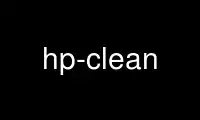 Execute hp-clean no provedor de hospedagem gratuita OnWorks no Ubuntu Online, Fedora Online, emulador online do Windows ou emulador online do MAC OS