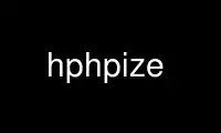 Run hphpize in OnWorks free hosting provider over Ubuntu Online, Fedora Online, Windows online emulator or MAC OS online emulator