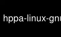 在 OnWorks 免费托管服务提供商中通过 Ubuntu Online、Fedora Online、Windows 在线模拟器或 MAC OS 在线模拟器运行 hppa-linux-gnu-gcc-ranlib