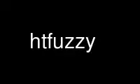 เรียกใช้ htfuzzy ในผู้ให้บริการโฮสต์ฟรีของ OnWorks ผ่าน Ubuntu Online, Fedora Online, โปรแกรมจำลองออนไลน์ของ Windows หรือโปรแกรมจำลองออนไลน์ของ MAC OS