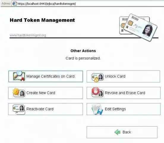 Download web tool or web app HTMF- Hard Token Management Framework