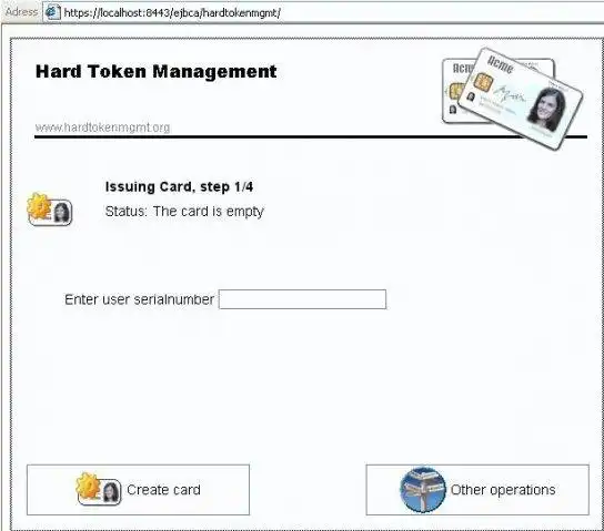 Download web tool or web app HTMF- Hard Token Management Framework