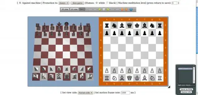 ابزار وب یا برنامه وب HTML5 2D/3D شطرنج را برای اجرا در لینوکس به صورت آنلاین دانلود کنید