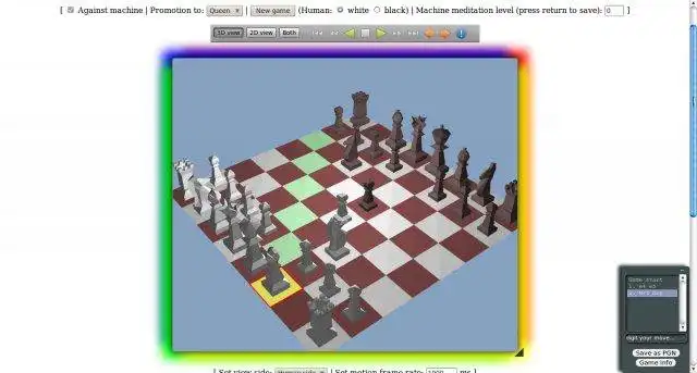 ابزار وب یا برنامه وب HTML5 2D/3D شطرنج را برای اجرا در لینوکس به صورت آنلاین دانلود کنید