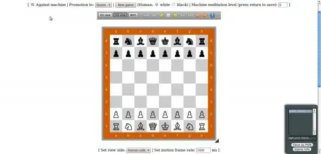 قم بتنزيل أداة الويب أو تطبيق الويب HTML5 2D / 3D الشطرنج للتشغيل في Linux عبر الإنترنت