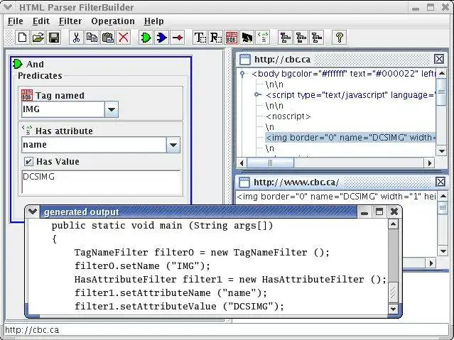 Download web tool or web app HTML Parser