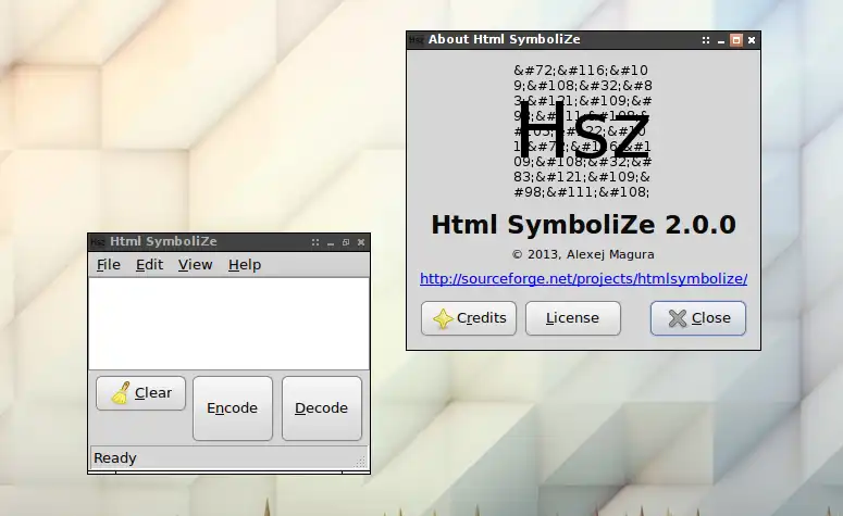 Download web tool or web app Html SymboliZe