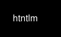 Ubuntu Online, Fedora Online, Windows 온라인 에뮬레이터 또는 MAC OS 온라인 에뮬레이터를 통해 OnWorks 무료 호스팅 제공업체에서 htntlm 실행