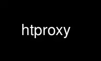 Run htproxy in OnWorks free hosting provider over Ubuntu Online, Fedora Online, Windows online emulator or MAC OS online emulator