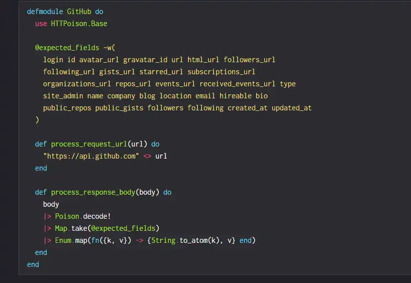 Web aracını veya web uygulamasını indirin HTTPoison