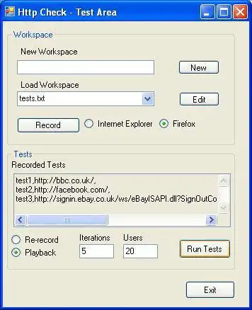 Unduh alat web atau aplikasi web HTTP Tester