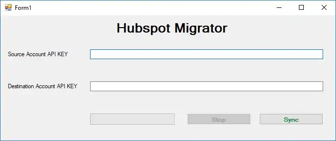 Download web tool or web app Hubspot Sync Contacts Tool