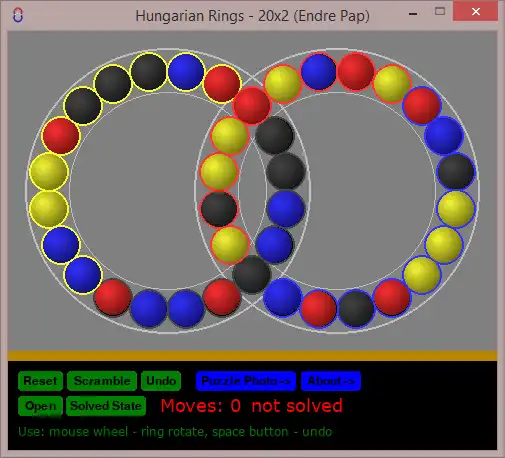 Download web tool or web app Hungarian Rings