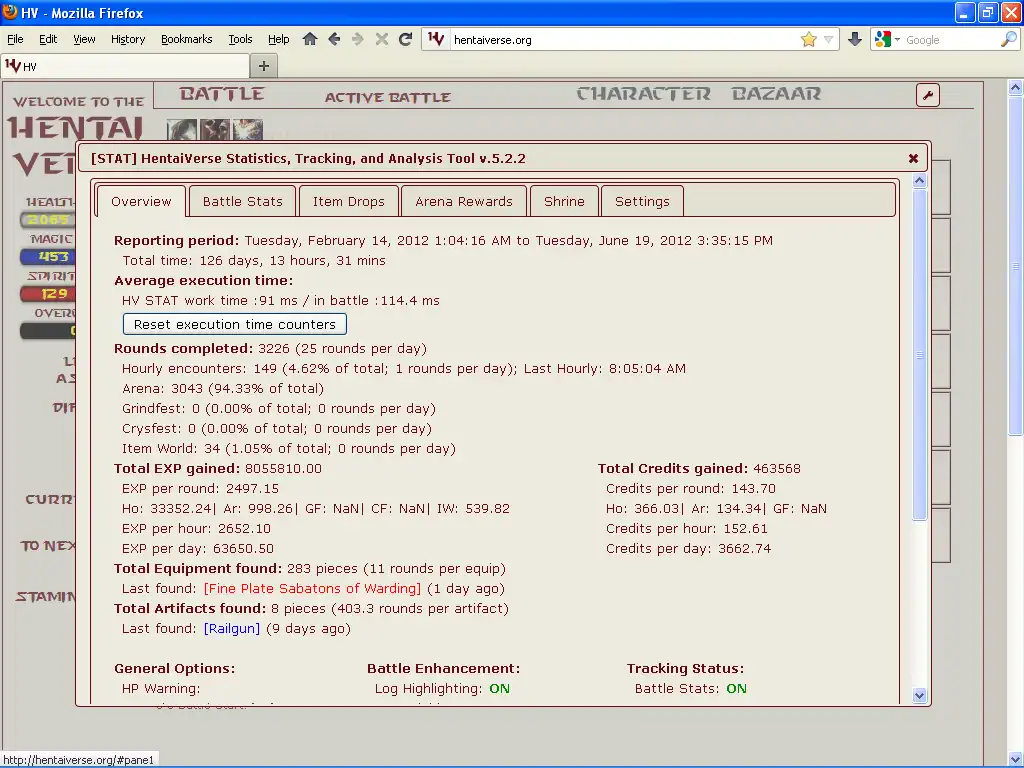 Mag-download ng web tool o web app HV STAT para tumakbo sa Linux online