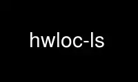 Run hwloc-ls in OnWorks free hosting provider over Ubuntu Online, Fedora Online, Windows online emulator or MAC OS online emulator