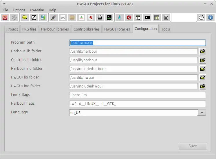 Download web tool or web app HwMake for Linux