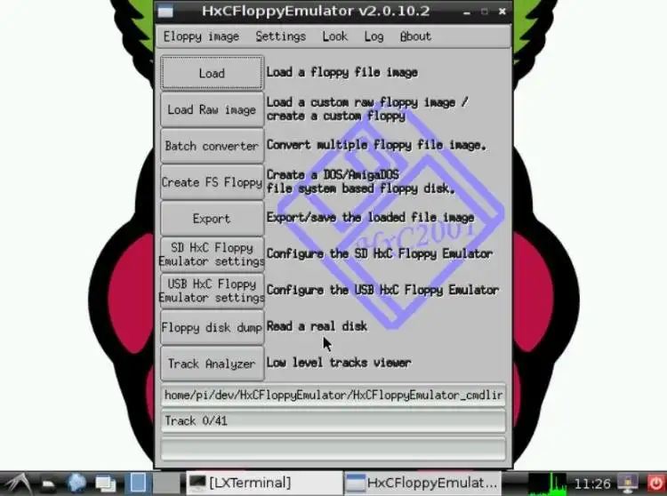 Download web tool or web app HxC Floppy Drive Emulator