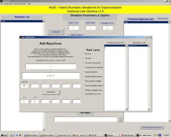 Download web tool or web app Hybrid Stochastic Sim for Supercomputers