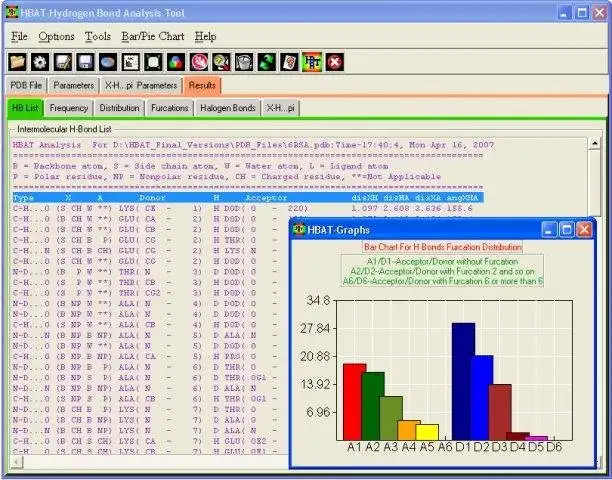 Mag-download ng web tool o web app Hydrogen Bond Analysis Tool