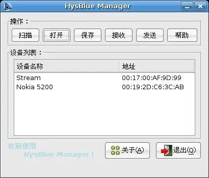 Завантажте веб-інструмент або веб-програму HysBlue Manager